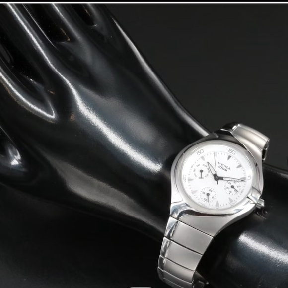 Yema Silver and White Watch stainless steel - Picture 2 of 6